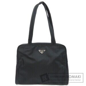 Prada logo tote bag Black